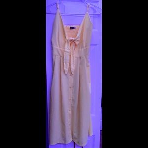 Yellow Idarton dress, XL junior size.